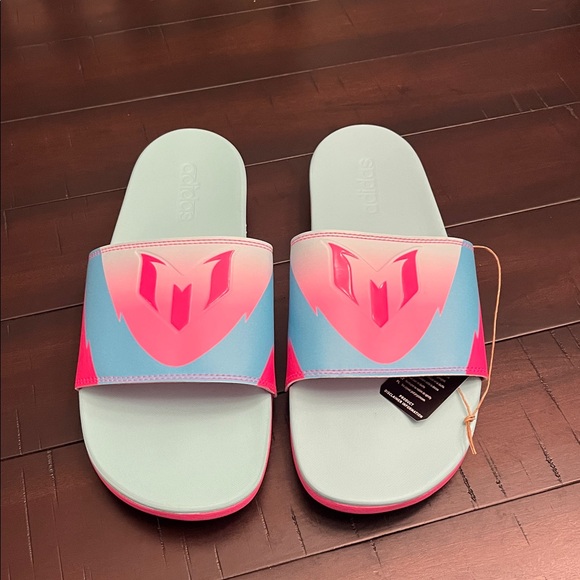 Adidas Adilette X Messi Slides Sandals Shoes JR6326 Men’s Size 9 = Womens Sz 10 main image 8